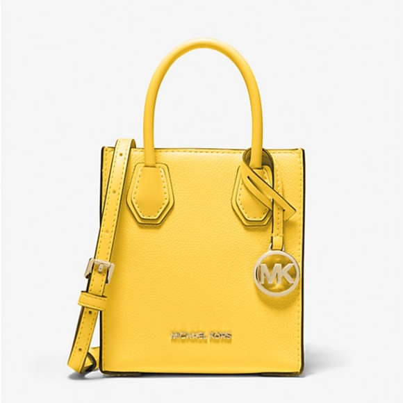 Michael Kors NWTs Mercer Extra-Small Pebbled Leather Crossbody Bag - Picture 1 of 12